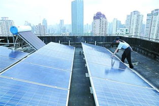 上?，F首個小區屋頂太陽能與風能發電系統，年發電量達5萬度